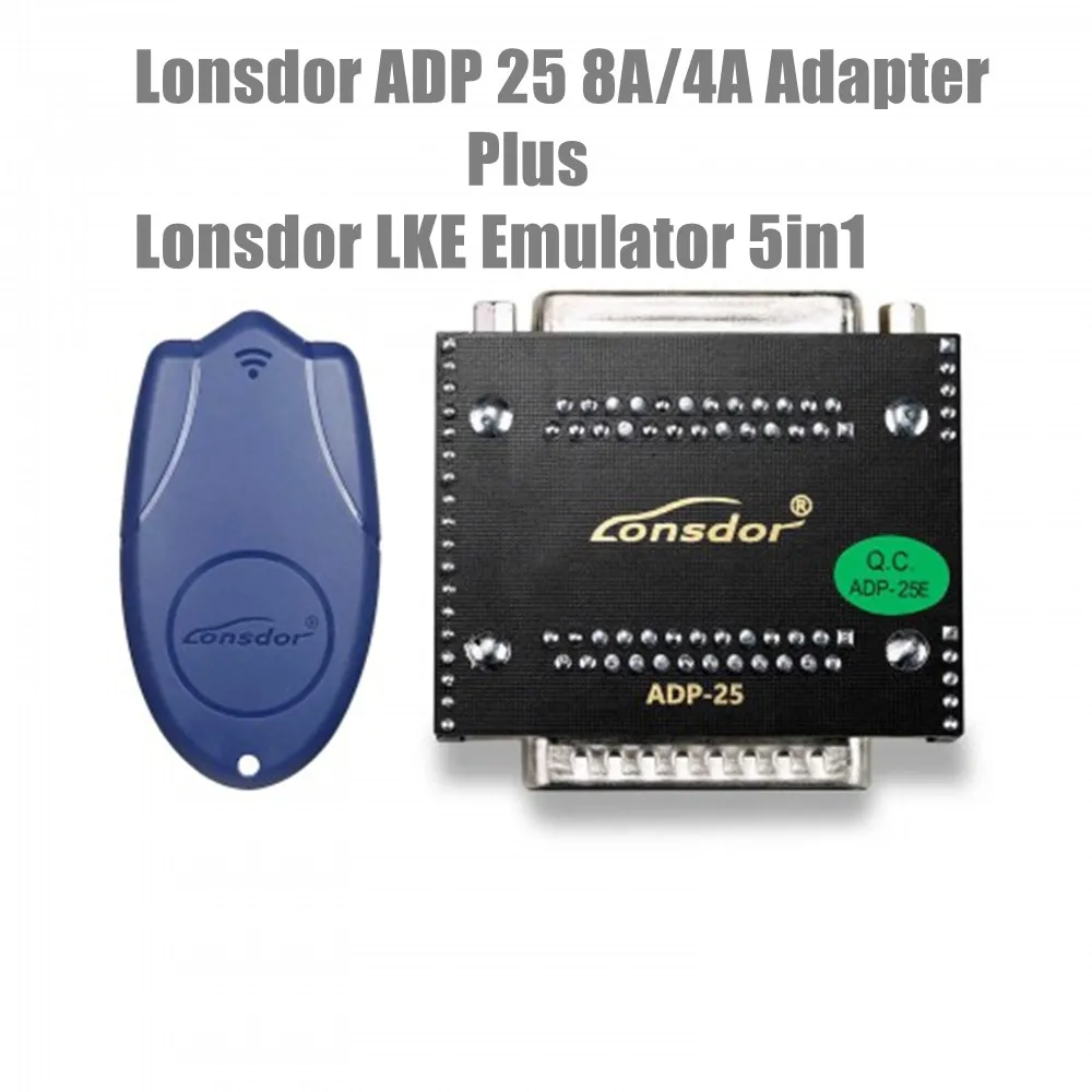 Lonsdor ADP 25 8A/4A Adapter Plus LKE Emulator 5in1 Work With Lonsdor K518ISE K518S