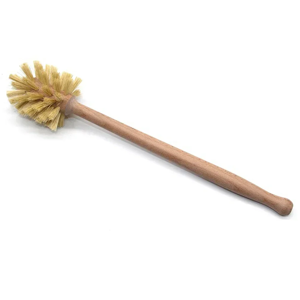 Toilet Brush Wooden Bathtub Brush Toilet Brush Cleaner With Long Handle Flexible Cleaner Bathroom Brush Bathroom Accessories