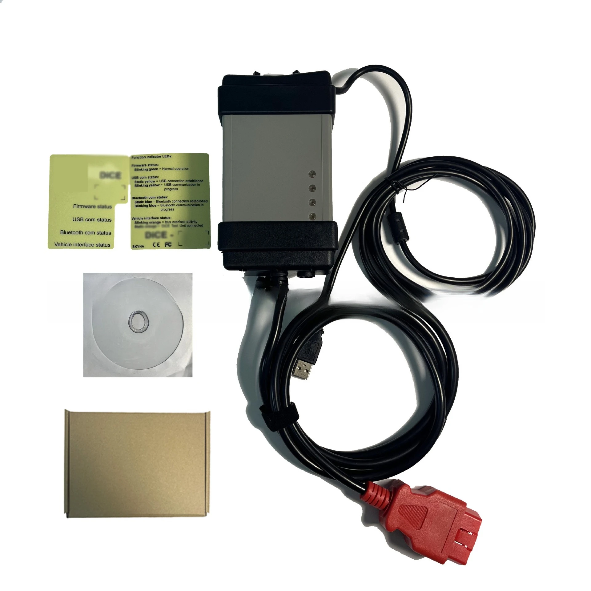 

For M32C full chip, red board VIDA DICE 2014D automotive fault diagnosis instrument
