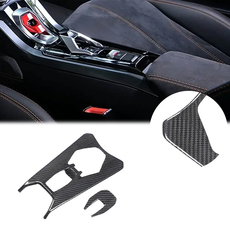 

Real Carbon Fiber For 2014-2021 Lamborghini Huracan 580/610 Center Console Gear Shift FrameTrim Panel Sticker Car Accessories