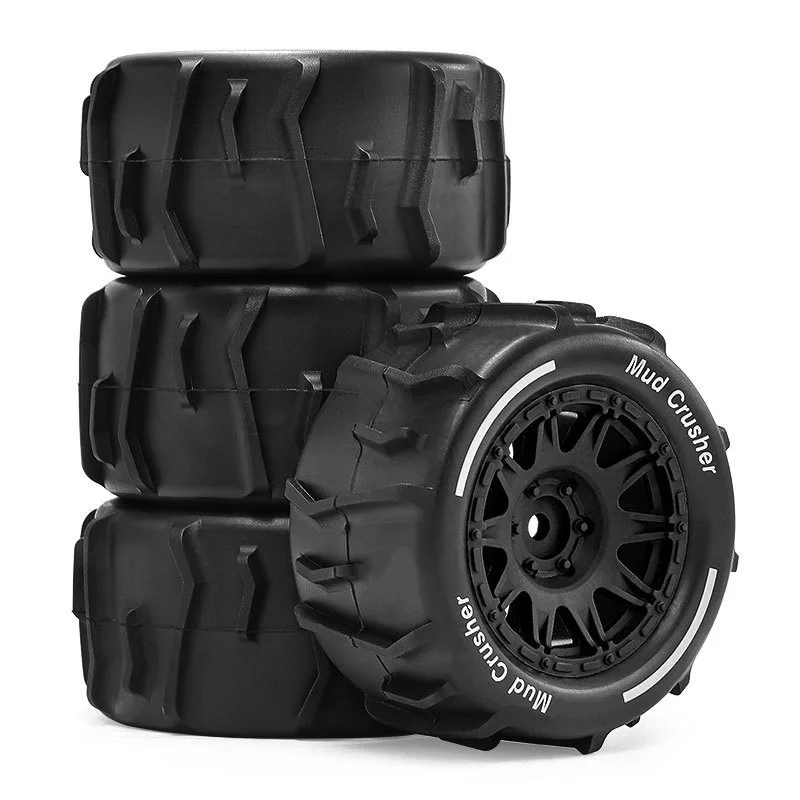 Neumático de arena para camión de recorrido corto, 4 Uds., 73mm, para ARRMA 1/18 GRANITE GROM RC, piezas de mejora de coche, accesorios