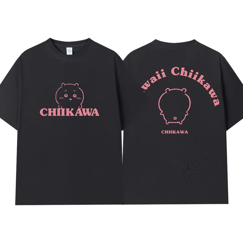 2026 Kids Chiikawa Octopus Burning Style Summer Parent Child Pure Cotton T-shirt Comfortable, Breathable, High Quality Ins Y2k