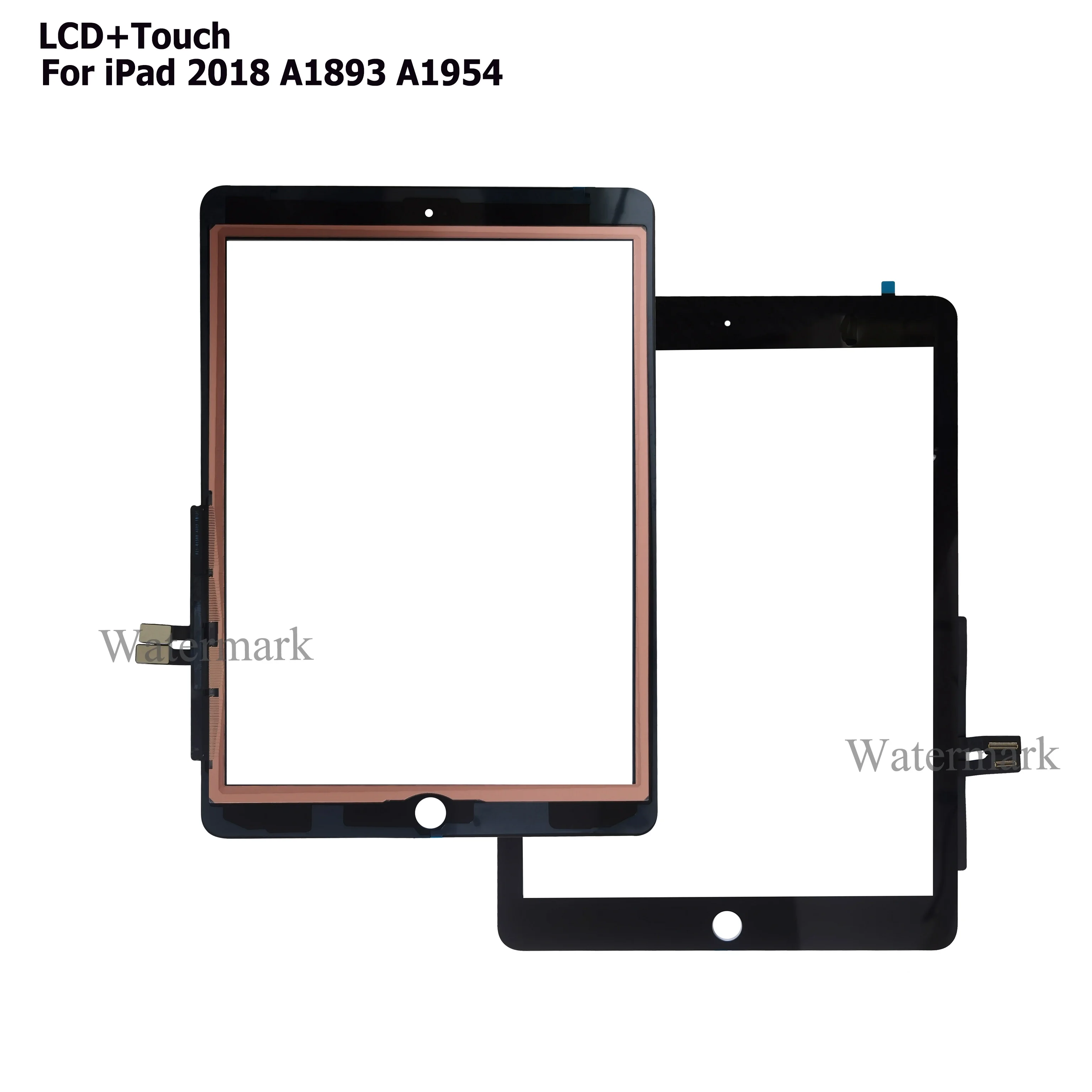 New Touch For iPad 2018 A1893 A1954 Touch Screen Digitizer Front Glass Touch Panel With Button For iPad 6 6th Gen High Quality