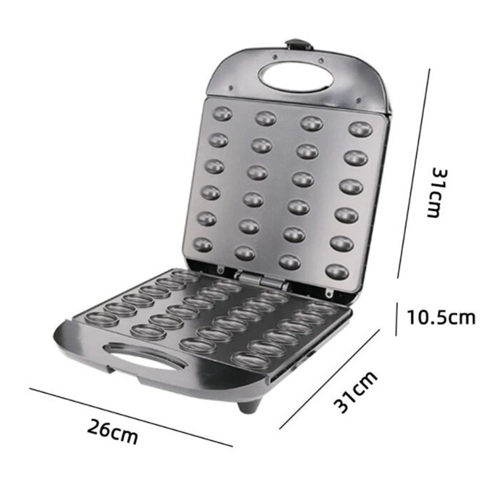 Stainless Steel Walnut Cake Ma - Mini Waffle Maker Machine recension och pris