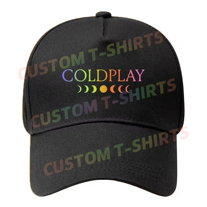 Черная кепка с логотипом Coldplay, бейсболка, кепки Snapback, шляпы-каскеты, повседневные шляпы Gorras в стиле хип-хоп, шляпы для папы унисекс