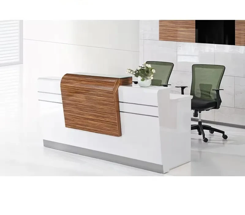 Modern Custom Office Front Desk Beauty Salon Reception Table for Hotel and Salon Use