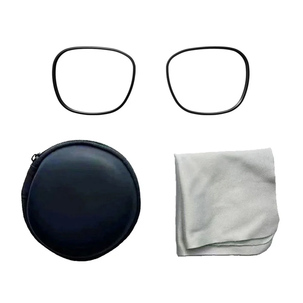 Glass Frame + Case + Cloth for Mi AI Smart Glasses Replacement Myopia Lenses Frame Box Cleaning Cloth Accessories