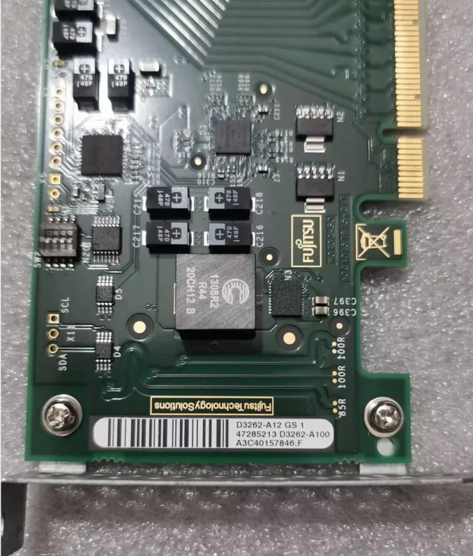 Fujitsu D3262-A12 controlador u.2 nvme ssd cartão pex8732 adaptador cartão