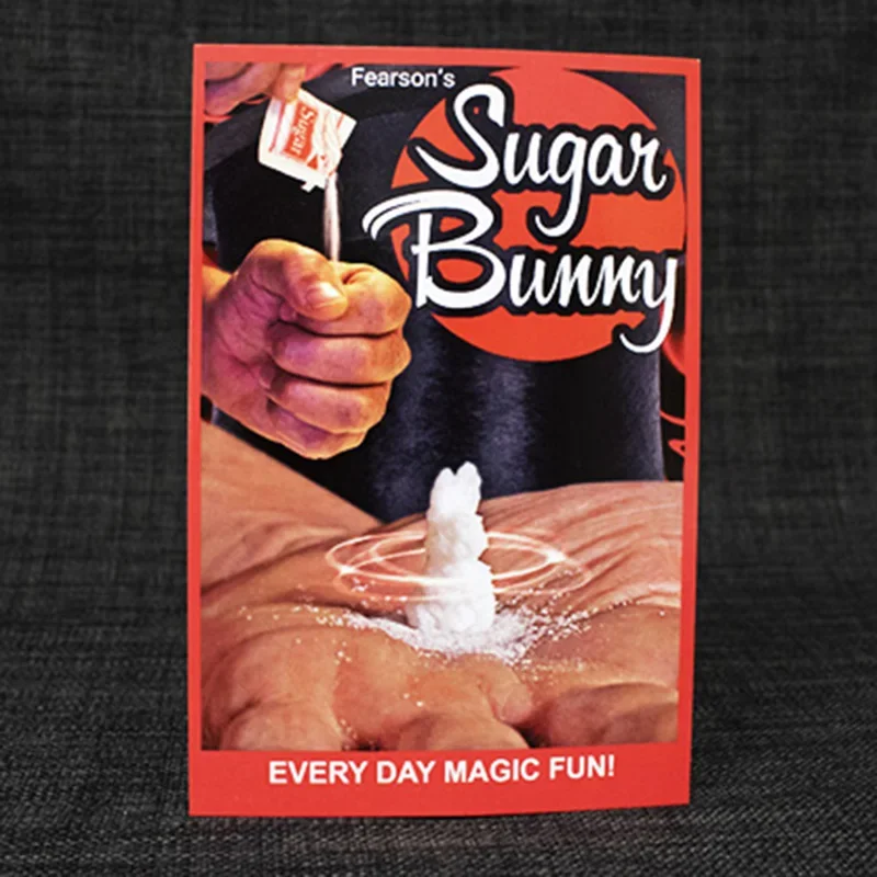 

SUGAR BUNNY Magic Tricks Normal Sugar Change to Tinny Rabbit Appearing Magia Props Restaurant Bar Funny Table Illusions Gimmicks