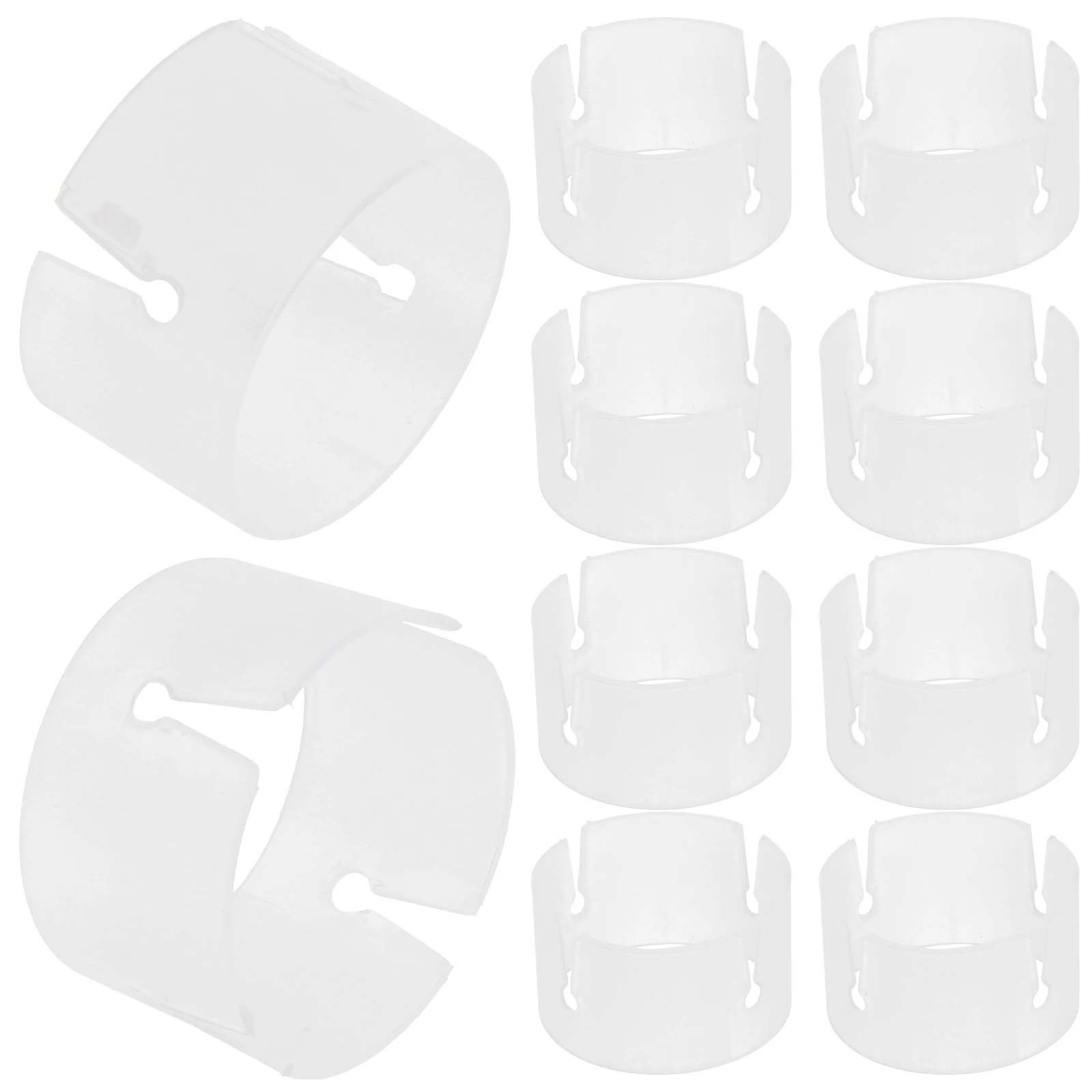 

100Pcs Balloon Arch Connectors Easy Inflate Tie Slide Rings Over Display Poles Party Decor Balloon Buckle