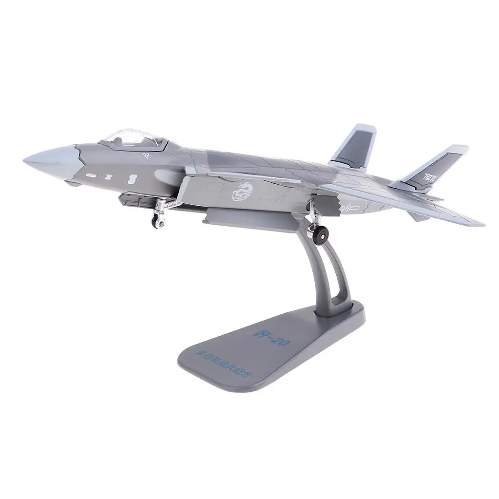 

Китайский истребитель J-20 — металлический 1:100, включает подставку из сплава, коллекционные предметы для подростков и взрослых