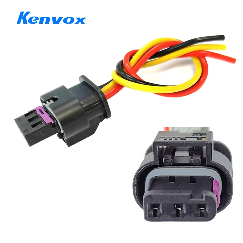 SORGHUM 4F0973703 For Ford Galaxy BMW X3 E83 X5 F18 F10 Audi A1 Volvo S80 V70 XC60 PDC Sensor Plug Pigtail Connector Cable Wire view 3