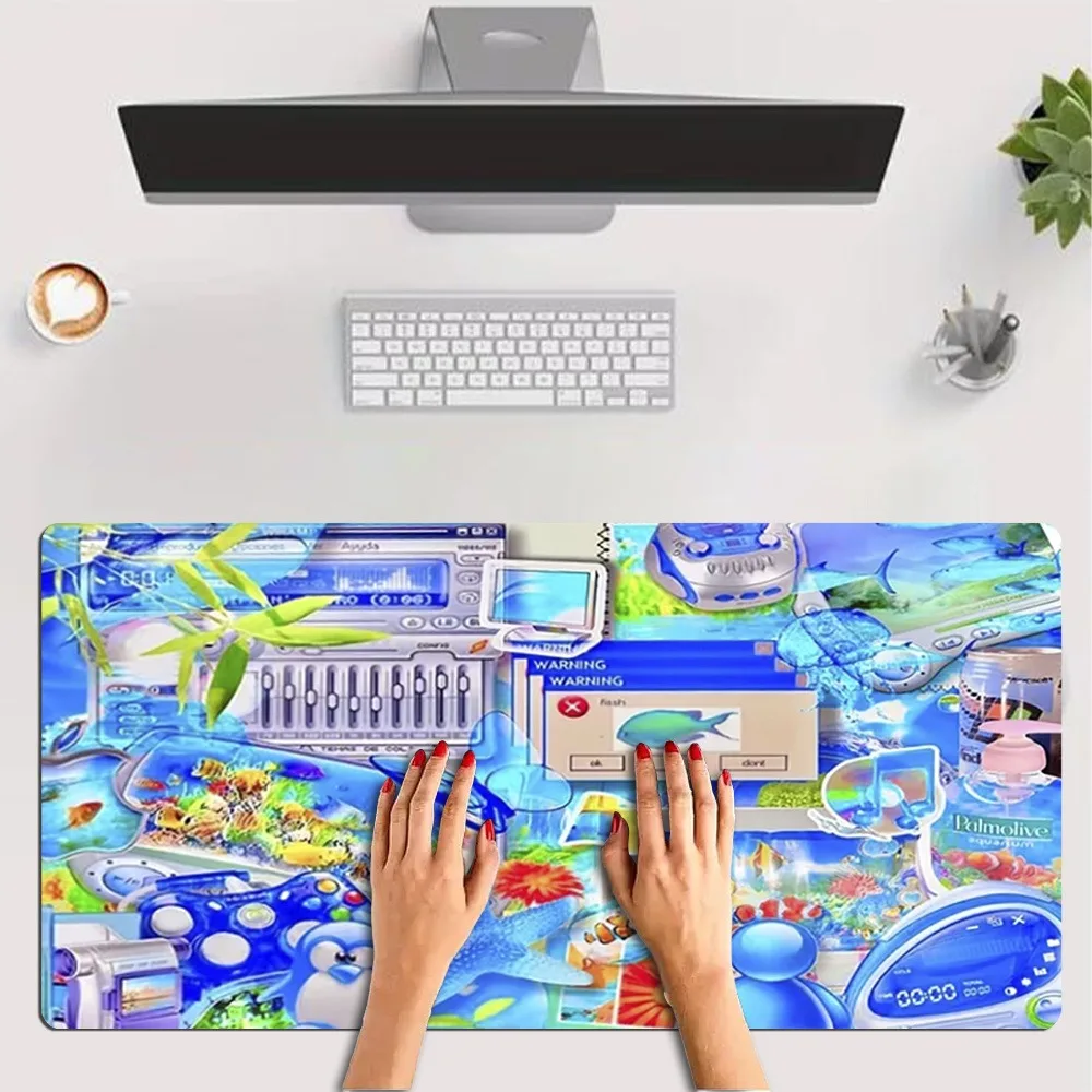 Game mouse pad, modern text layout, computer accessories desk organizers and trays tapis de souris alfombrillas gaming