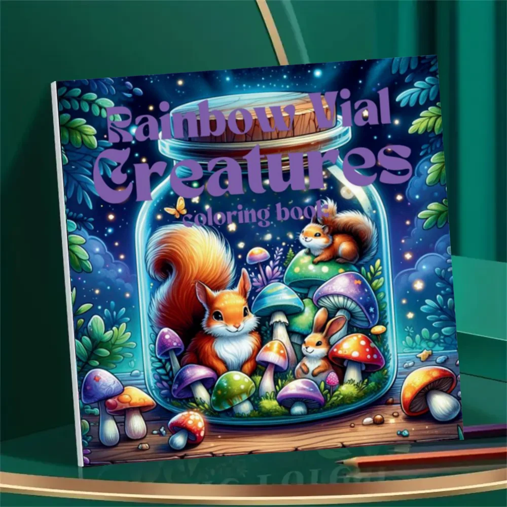 Libro para colorear artístico, papel Original mejorado, 70g/m2, 22 Uds., libros para colorear de una sola página, regalo para fiesta de cumpleaños y vacaciones, 1 ud.