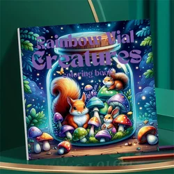 1pc Art Coloring Book Original Upgraded Paper 70g/sqm 22pcs Single Pages Coloring Books Gift For Holiday Birthday Party