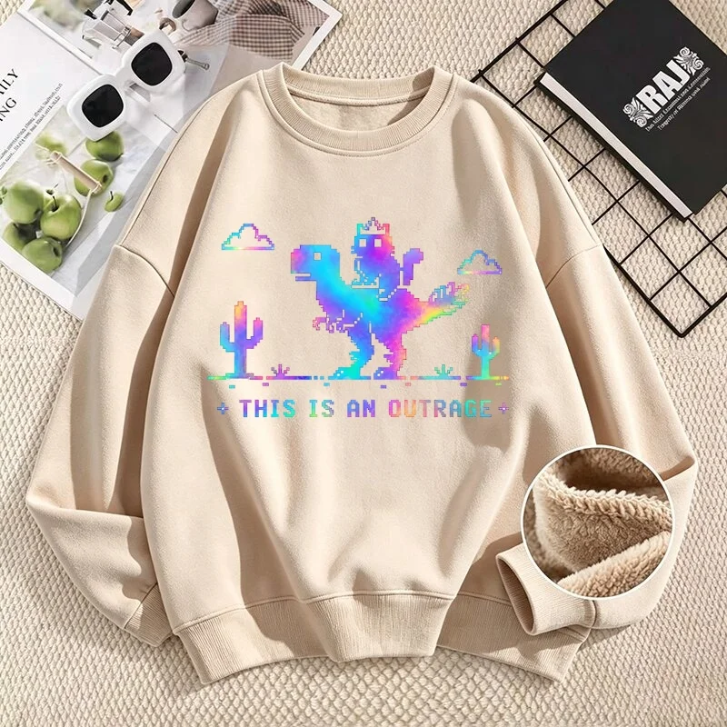 Dungeon Crawler Carl Sweatshirt Mongo Is Appalled Princess Donut Pullover Hoodie Fantasy Book Reader Sweatshirts Fleece Clothing
