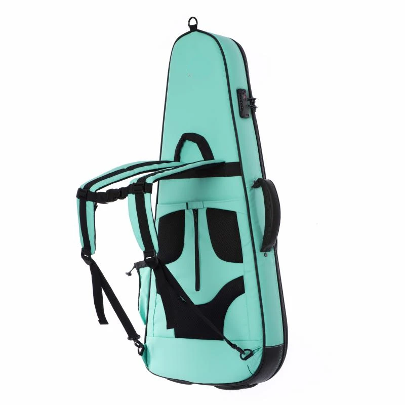 Headless electric guitar bag, super guitar bag, children's guitar backpack, thickened waterproof and anti drop