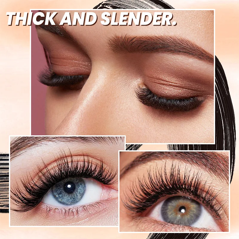 มาสคาร่าเพิ่มความยาวและเพิ่มวอลลุ่ม สูตรกันน้ำและป้องกันรอยเปื้อน เทคโนโลยีการยึดเกาะของเส้นขนตา ไม่จับตัวเป็นก้อน ใช้งานได้ตลอดวัน