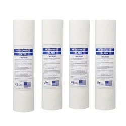 2/4 PCS of universal water filter 5 micron pp cotton filter element sediment water filter polypropylene material easy to use