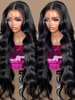 50 Inch Body Wave Transparent 13x4 13x6 HD Lace Front Human Hair Wig For Women Brazilian Wet and Wavy 360 Full Lace Frontal Wigs