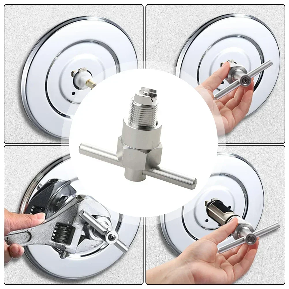 

Reliable Bathroom Wrench Tool for Removing and Replacing Valve Cores in Single Handle Showers Models For 1200 1222 and 1225
