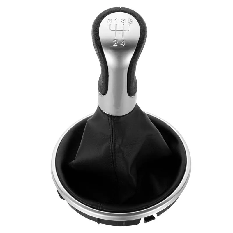 

For Skoda Fabia 2 Silver Gear Lever Dirt-Proof Cover Shift Handball 5speed