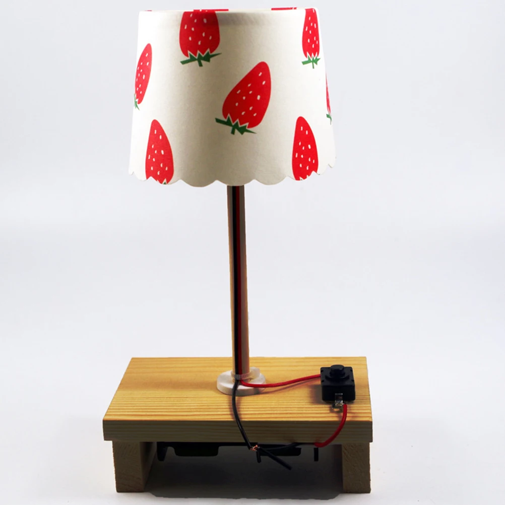 

Creative Desk Lamp Light Assembly DIY Table Manual Bamboo Kids Invention Student