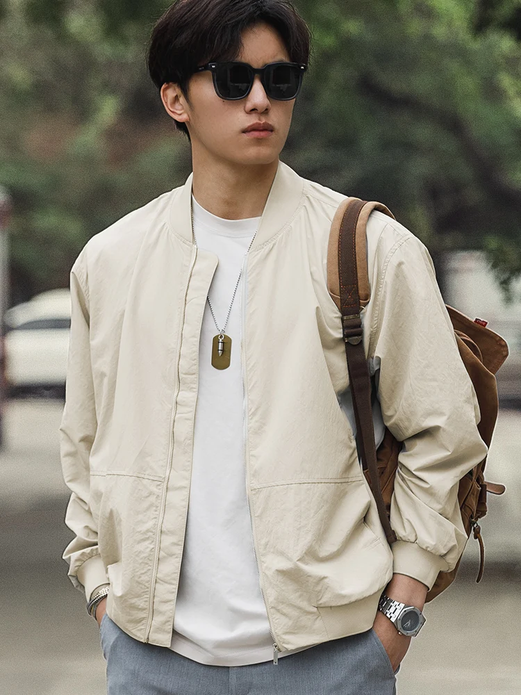 

Мужская легкая или пилотная одежда в американском стиле ретро, верхняя одежда Qui Dry, модная городская весна-лето, новинка...