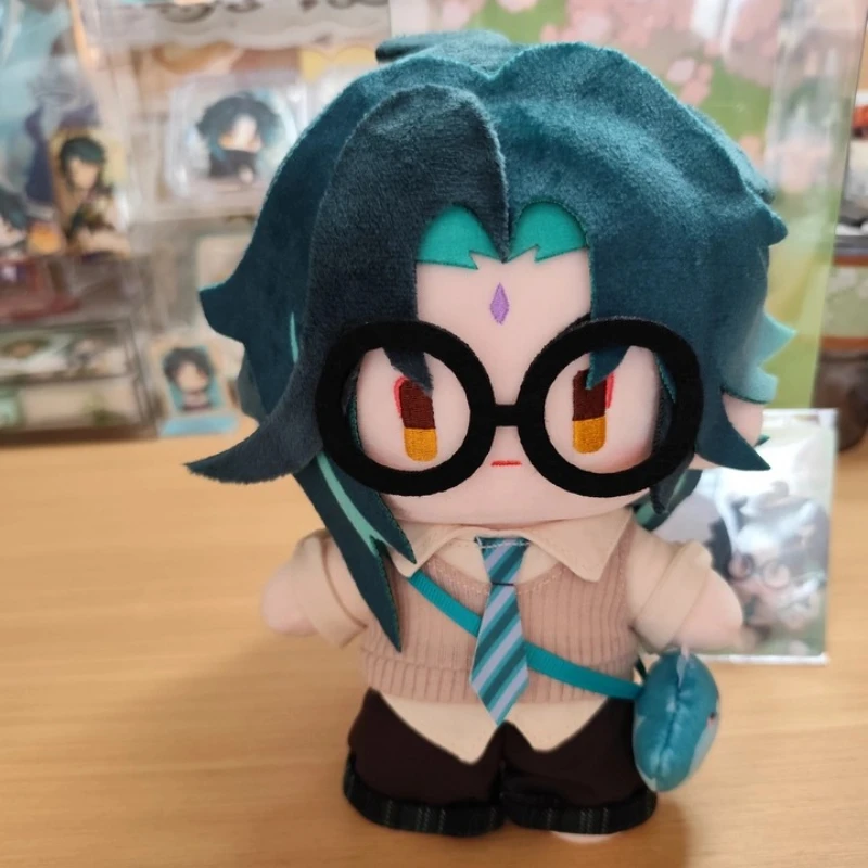 

Anime Game Genshin Impact Spring Blossom Tales Flins Venti Kawaii Cosplay Soft Cotton Doll Cartoon DIY Dress Up Toy Figures Gift