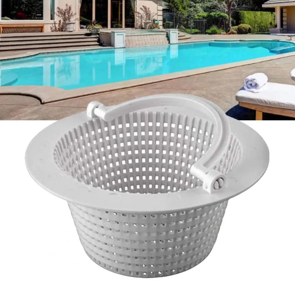 2Pcs Pool Cleaning Bucket Effectively Built-in Basket Handle Pool Filter Basket  Debris Pool Skimmer Basket Swimming