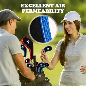 

12-компонентный чехол для головы для гольфа, сладкий подарок, широкая совместимость, изысканные тканевые головные уборы, спортивное оборудование, защитное снаряжение