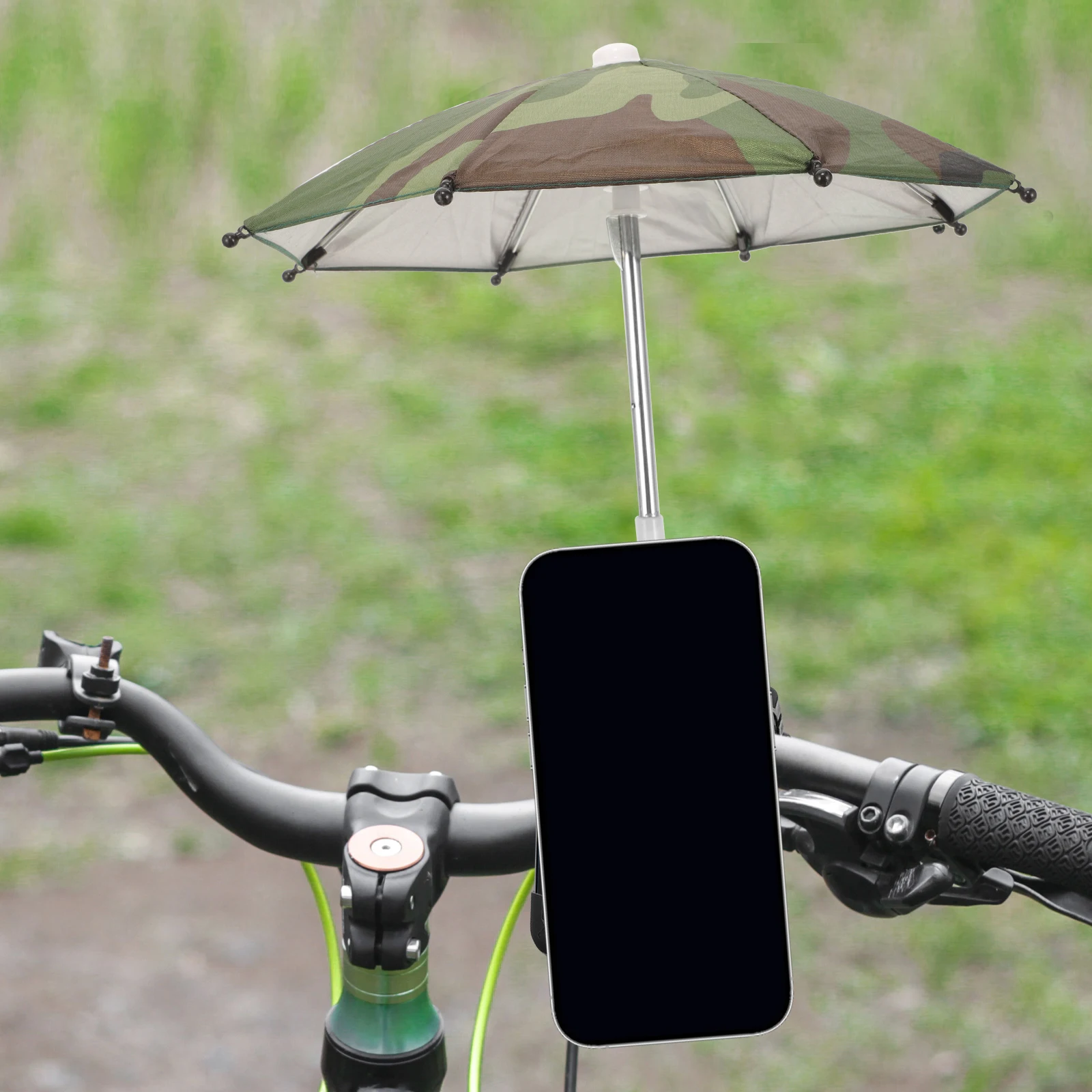 

1 set Cycling Umbrella Sun Rainproof Mini Waterproof Mini Umbrella Waterproof Anti UV Sunshade Universal Bike Travel Gift Use