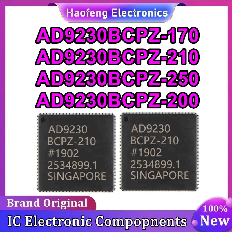 AD9230BCPZ-170 AD9230BCPZ-210 AD9230BCPZ-250 AD9230BCPZ-200 LFCSP56 IC Chip 100% New Original in stock