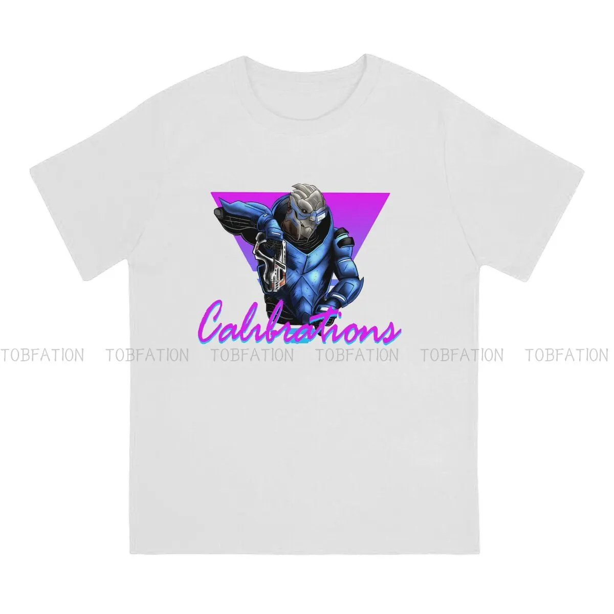 Mass Effect ME1 Game Man TShirt Calibrations Fashion T Shirt 100% Cotton Original Sweatshirts New Trend