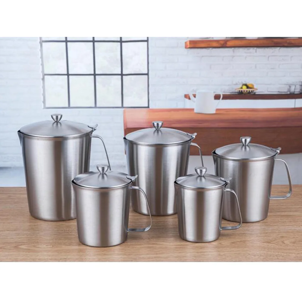 

Мерный стакан из нержавеющей стали 700 мл с крышкой, градуированный кувшин для кофе, молока, чая, инструмент для выпечки, прецизионные весы