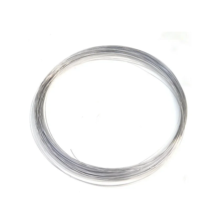 Image 5: Fil de fer simple en acier inoxydable 304, fils en acier souple et dur, 0,1 mm/0,2/0,3/0,4/0,5/0,6/0,8/1-3 mm, pour artisanat, bijoux, bonsaï, fil brillant