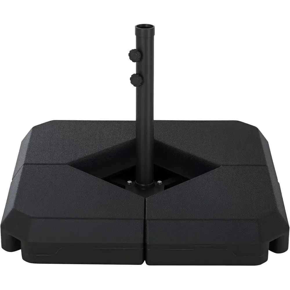 

Комплект из 4-х утяжелителей для основания уличного зонта (Oset), с мощной опорой, для наполнения песком (158 фунтов) или водой (132 фунта), черный