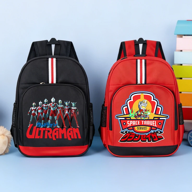 Cute Ultramans Rucksack Anime Cartoon Printed Boys Girl Student Back To School School Bag Backpack School Supplies Birthday Gift