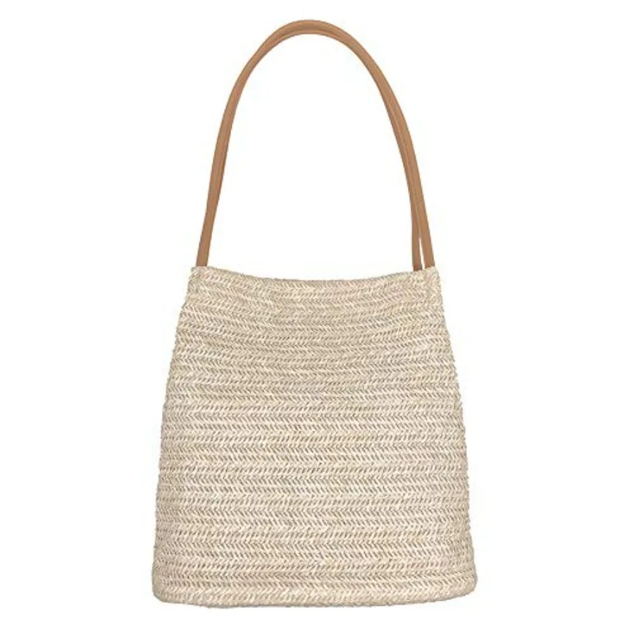 

Aphoraeny Straw Beach Bag Buckets Totes Handbag Shoulder Tote Bag Straw Purse Summer Purse Women Summer Handbag