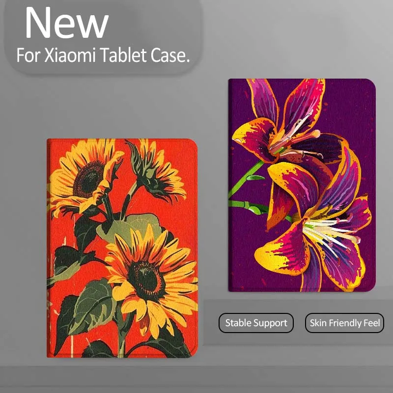 

Яркий чехол для планшета с изображением лилии для Xiaomi Redmi Mini Pad SE K 2 4 5 6 7 8 2023 2025 11 8.8 11.2 10.1 Pro – отличный подарок