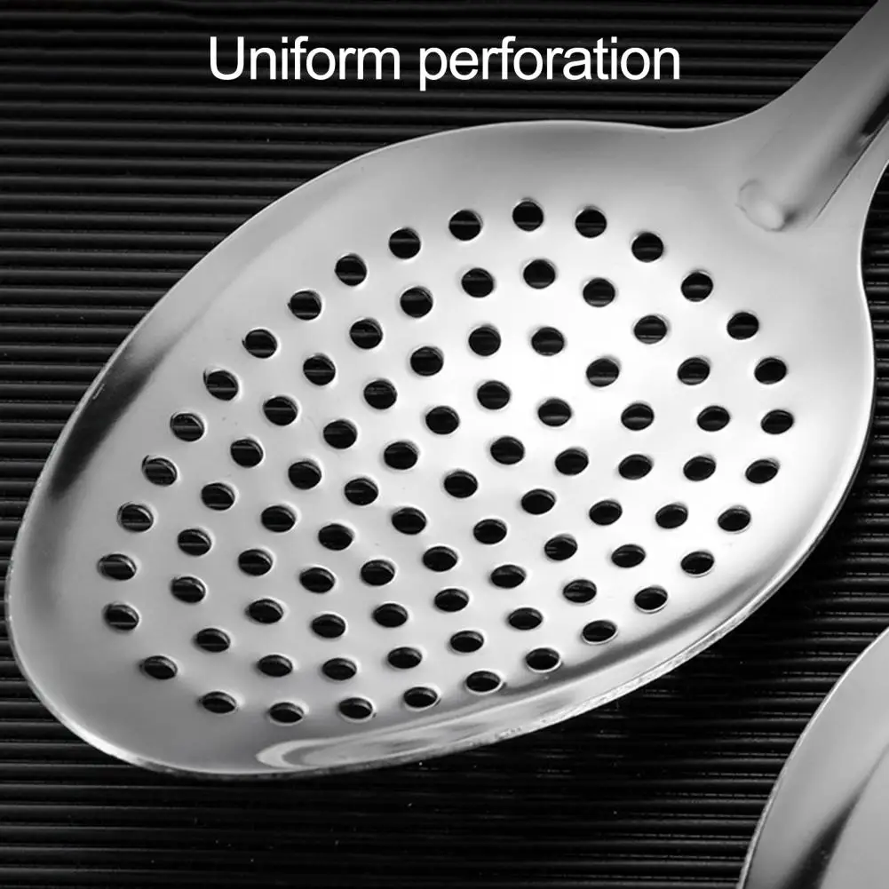 Stainless Steel Insulated Handle Cookware 2pcs Long Handle Stainless Steel Serving Spoons Set Slotted Solid Utensils for Kitchen