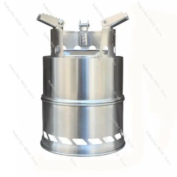 Small Firewood Stove for Camping, Marvelous Water Boiling Appliance, Travel Firewood Stove, Firewood Burning Appliance