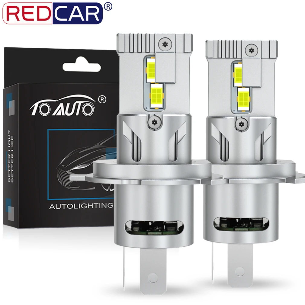 

Комплект из 2 светодиодных ламп H4 H7 для фар, 25000 лм, 90 Вт, автомобильные светодиодные лампы с чипами 7035, Canbus, противотуманные фары с вентилятором, 6500K, 12В