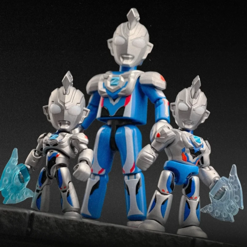 Blokees Ultraman Defender Version Vol.1 Blind Box Ultraman Tiga Z Trigger Movable Anime Figure Collect Model Toy Birthday Gift