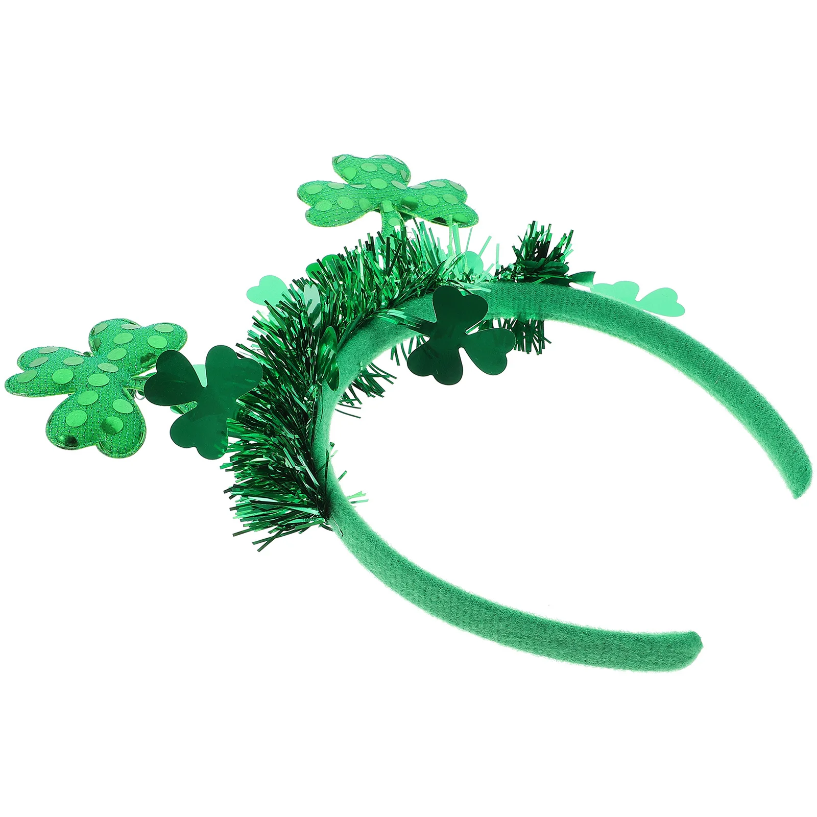 

Clover Headband for Women Trendy Lightweight St Patrick's Day Hair Hoop Decorative Festival Party Photo Prop Headdress