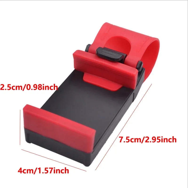 1PC Universal Car Phone Holder Steering Wheel Phone Navigation Mount Retractable 5.5β Navigation Dashboard Car Interior Products