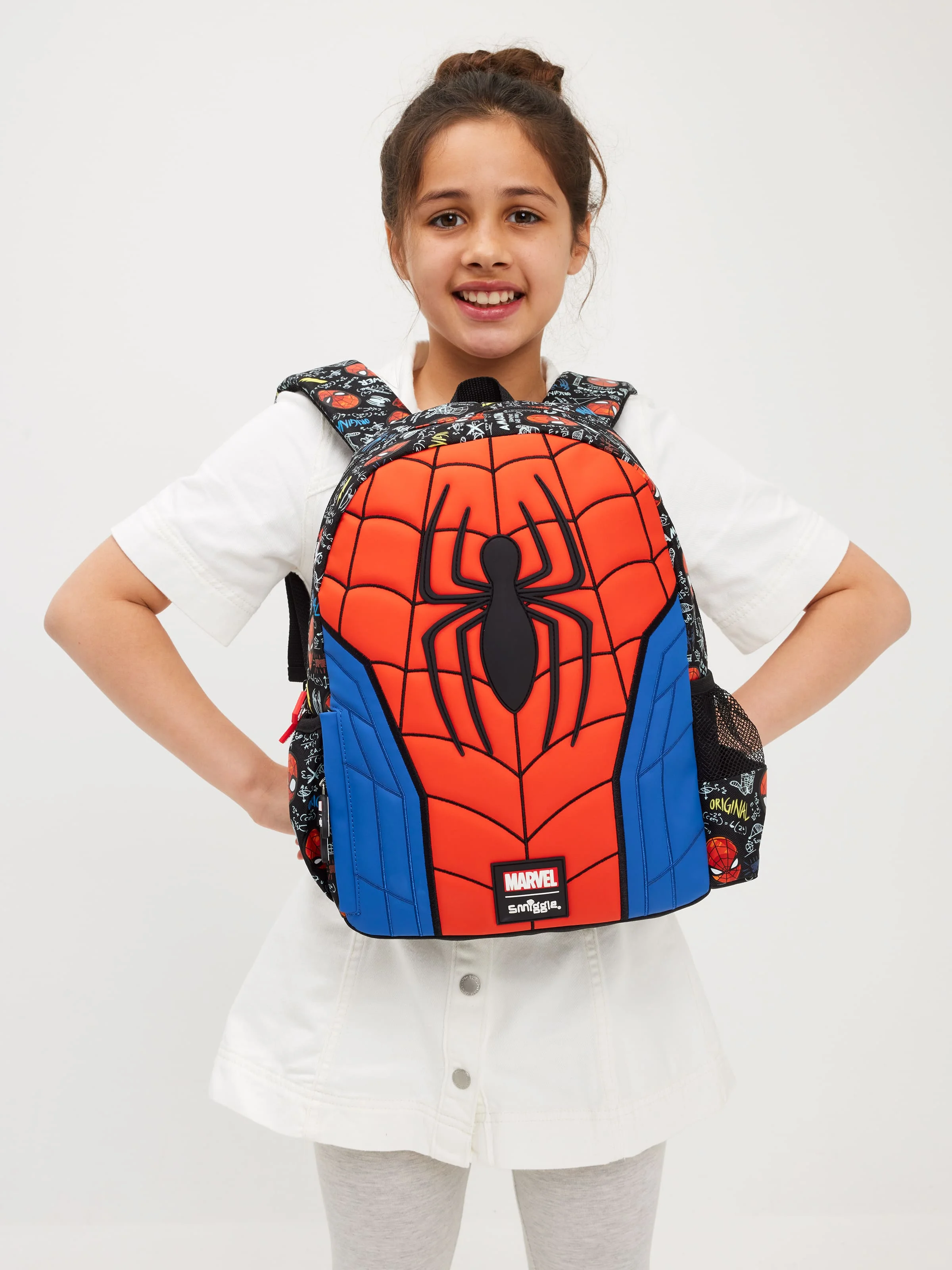 MINISO-mochila escolar de cómics de Disney para estudiantes de primer año, morral escolar auténtico