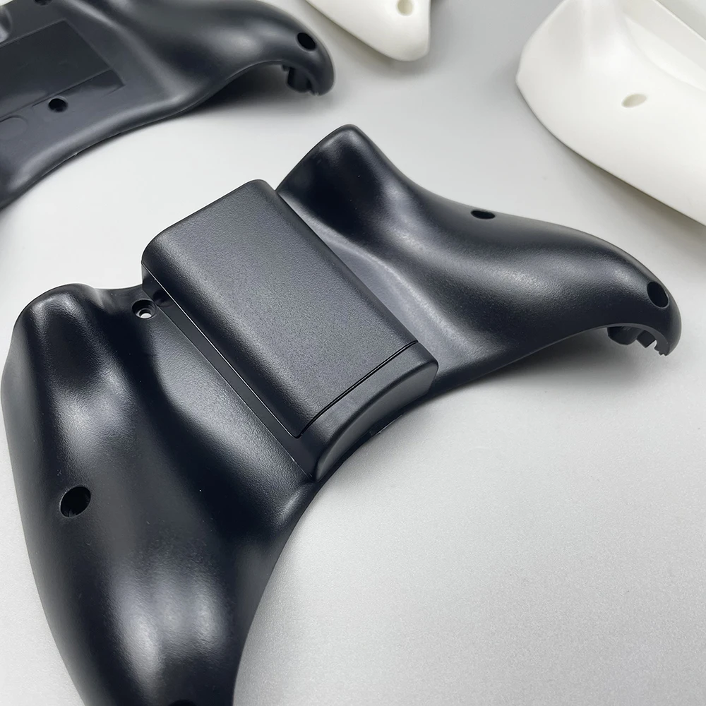Plastic Black White Housing Shell Case For Xbox 360 Wireless/wired Controller Back Cover view 2