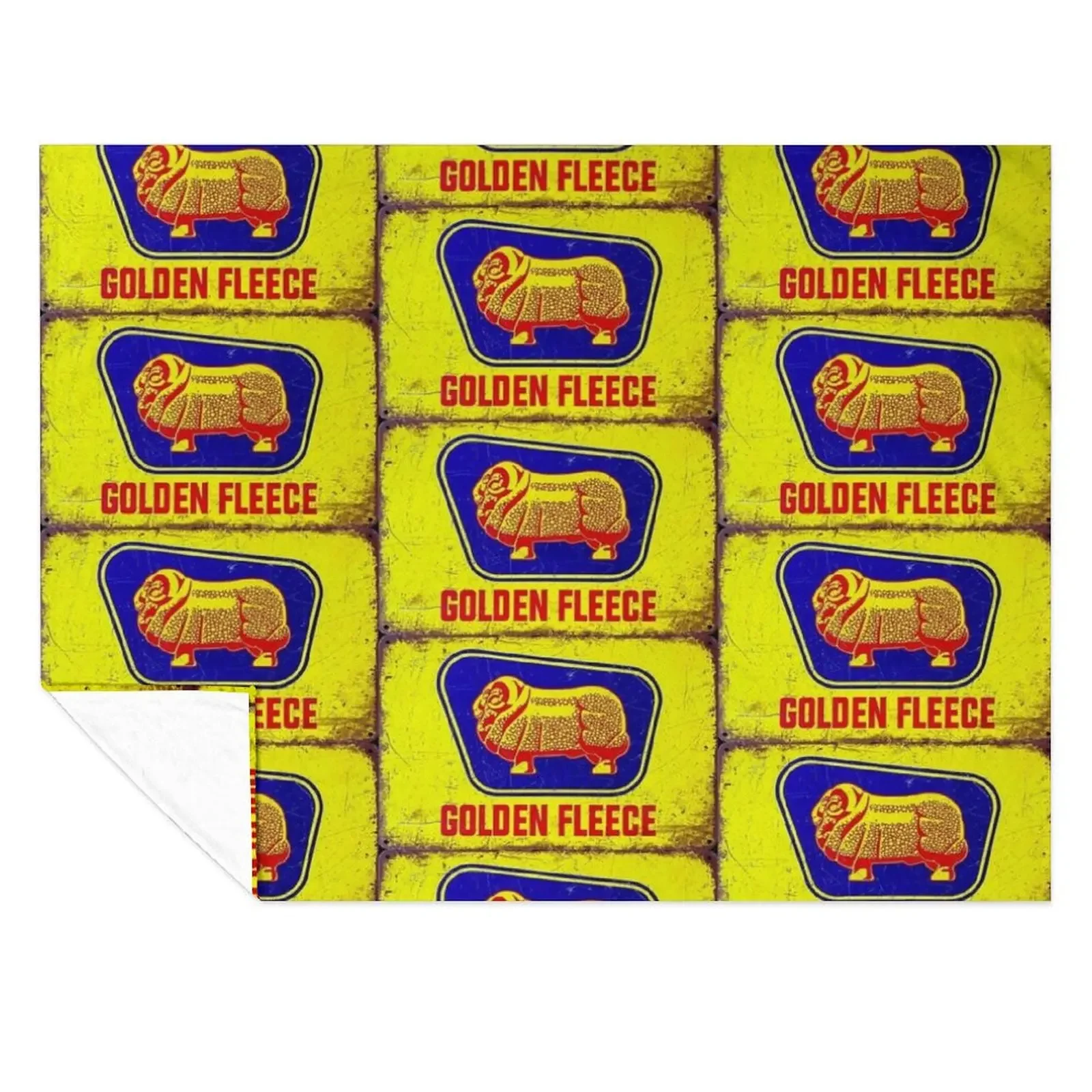 

Golden Fleece Throw Blanket Sofa Decoratives Thermal cosplay anime Blankets