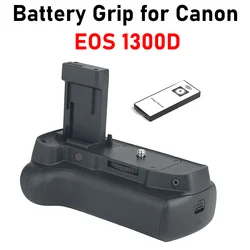 1300D Vertical Battery Grip with Infrared Remote Control for Canon 1300D 1200D 1100D Battery Grip